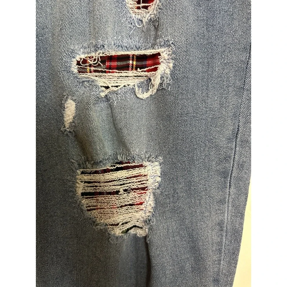 Lane Bryant Jeans Flex Magic Waistband‎ Mid Rise Boyfriend Distressed Sz 22